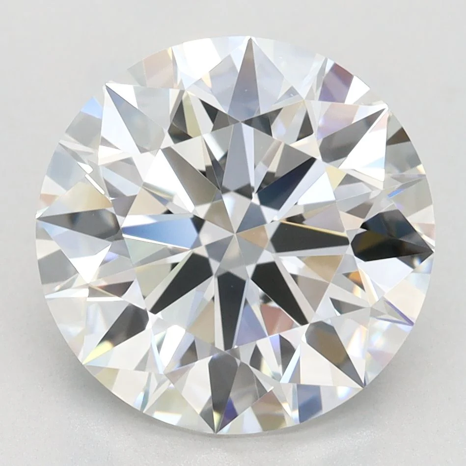 3.38 Carat Lab Grown Round Diamond