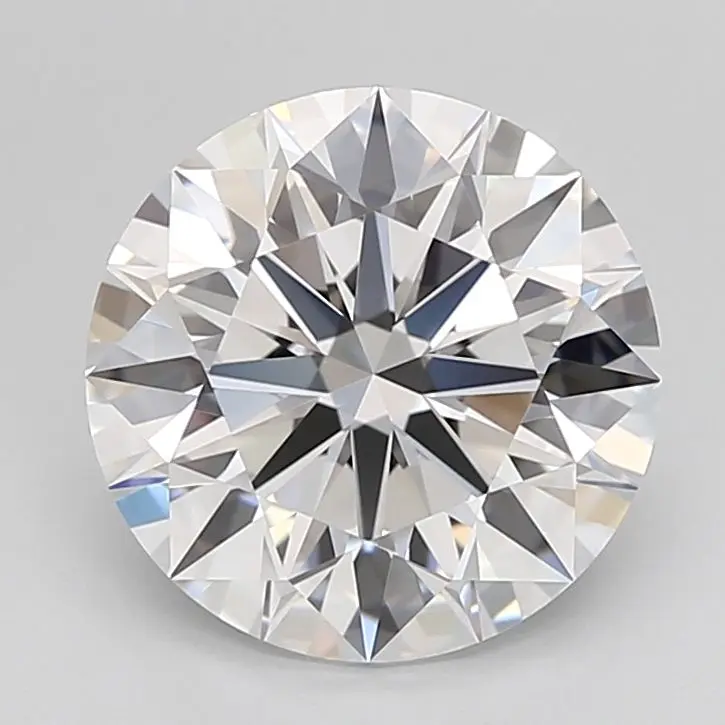 3.42 Carat Lab Grown Round Diamond
