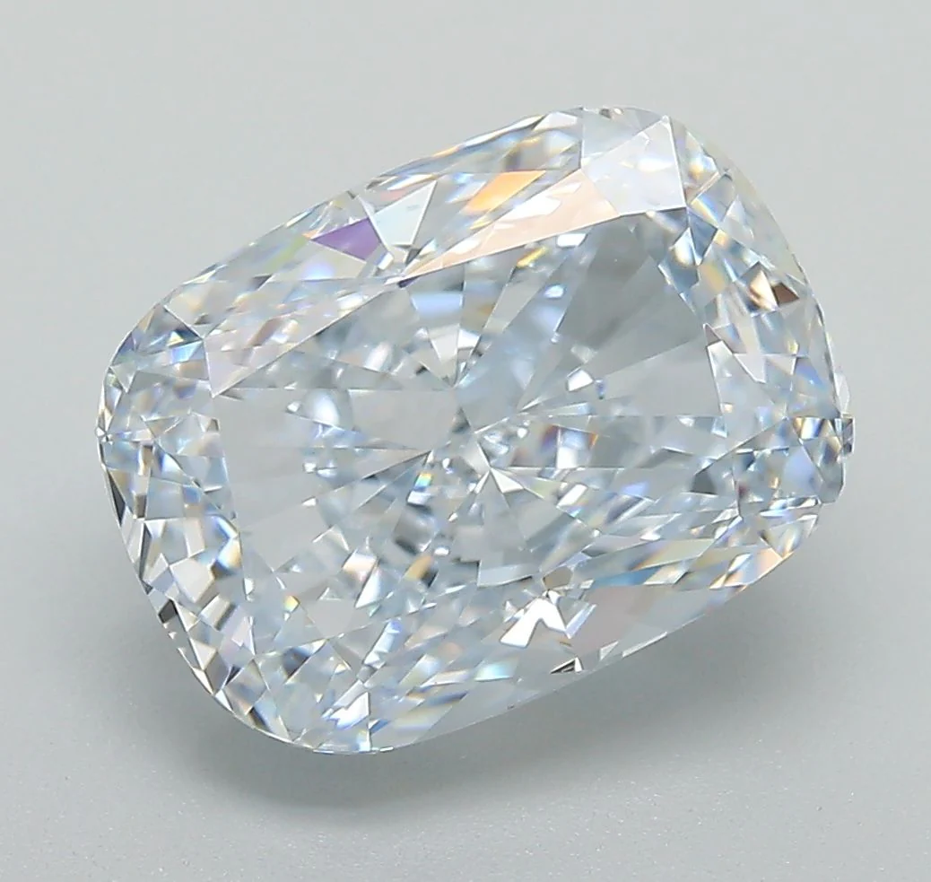 5.37 Carat Lab Grown Elongated cushion Diamond