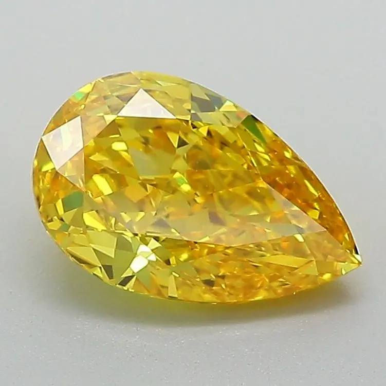1.77 Carat Lab Grown Pear Diamond