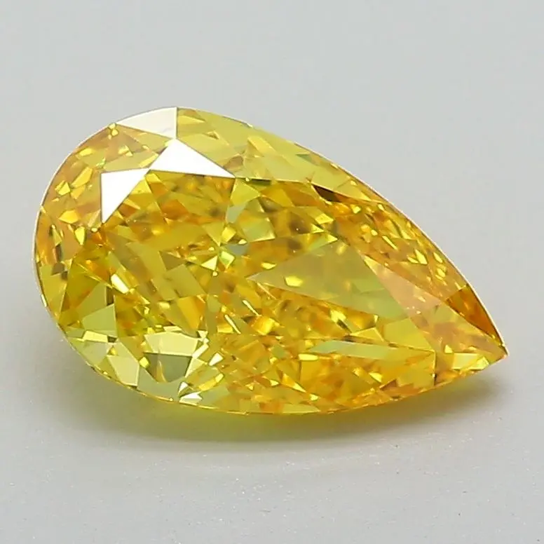 1.57 Carat Lab Grown Pear Diamond