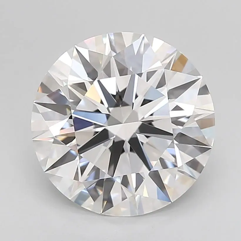 4.13 Carat Lab Grown Round Diamond