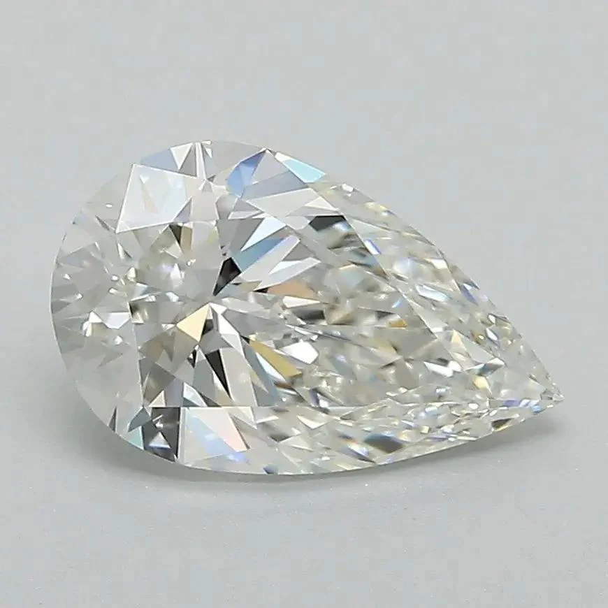 1.59 Carat Lab Grown Pear Diamond