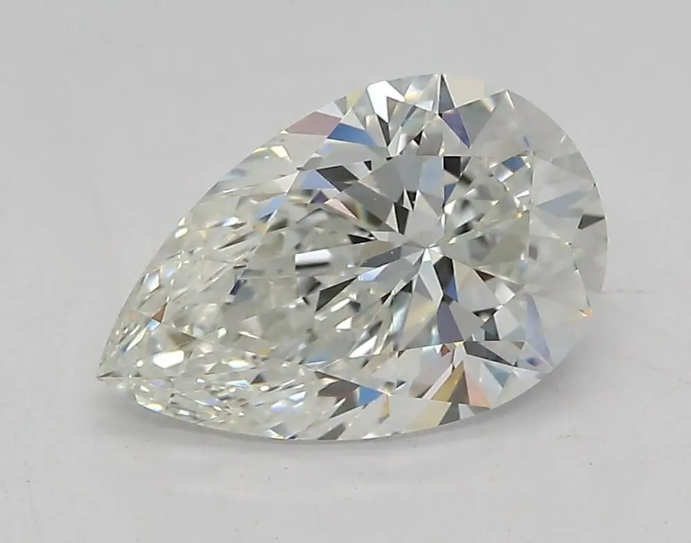 1.51 Carat Lab Grown Pear Diamond