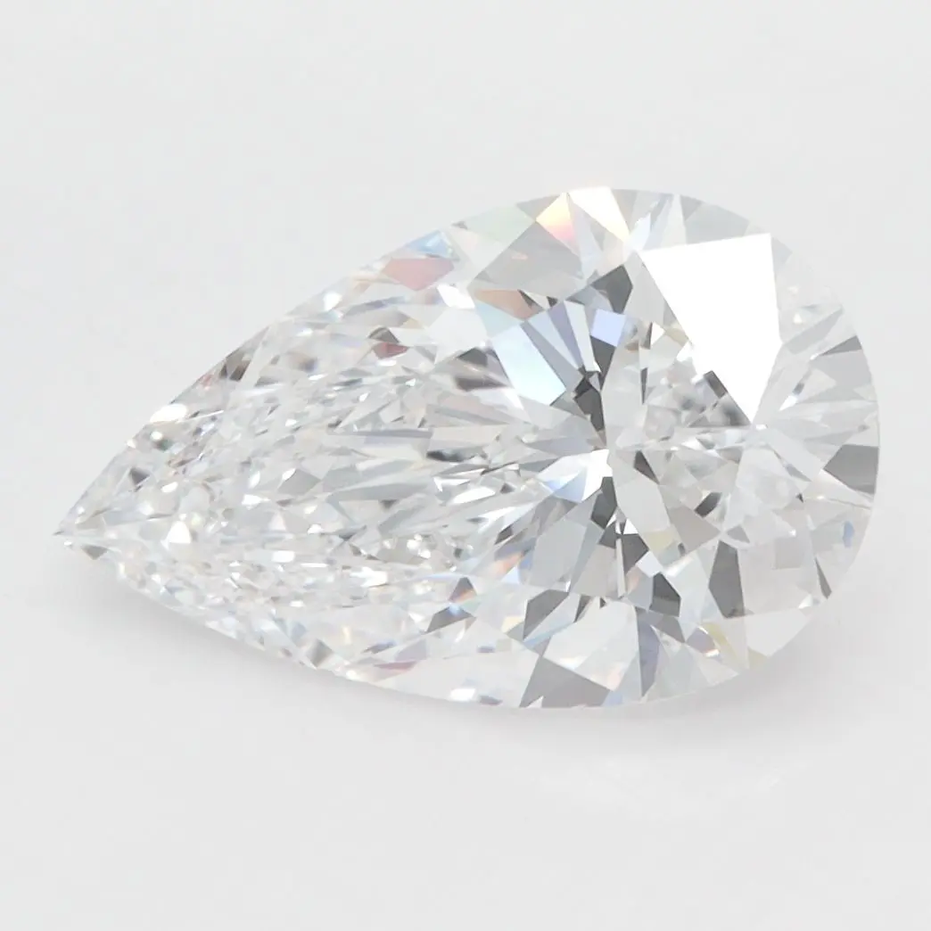 3 Carat Lab Grown Pear Diamond