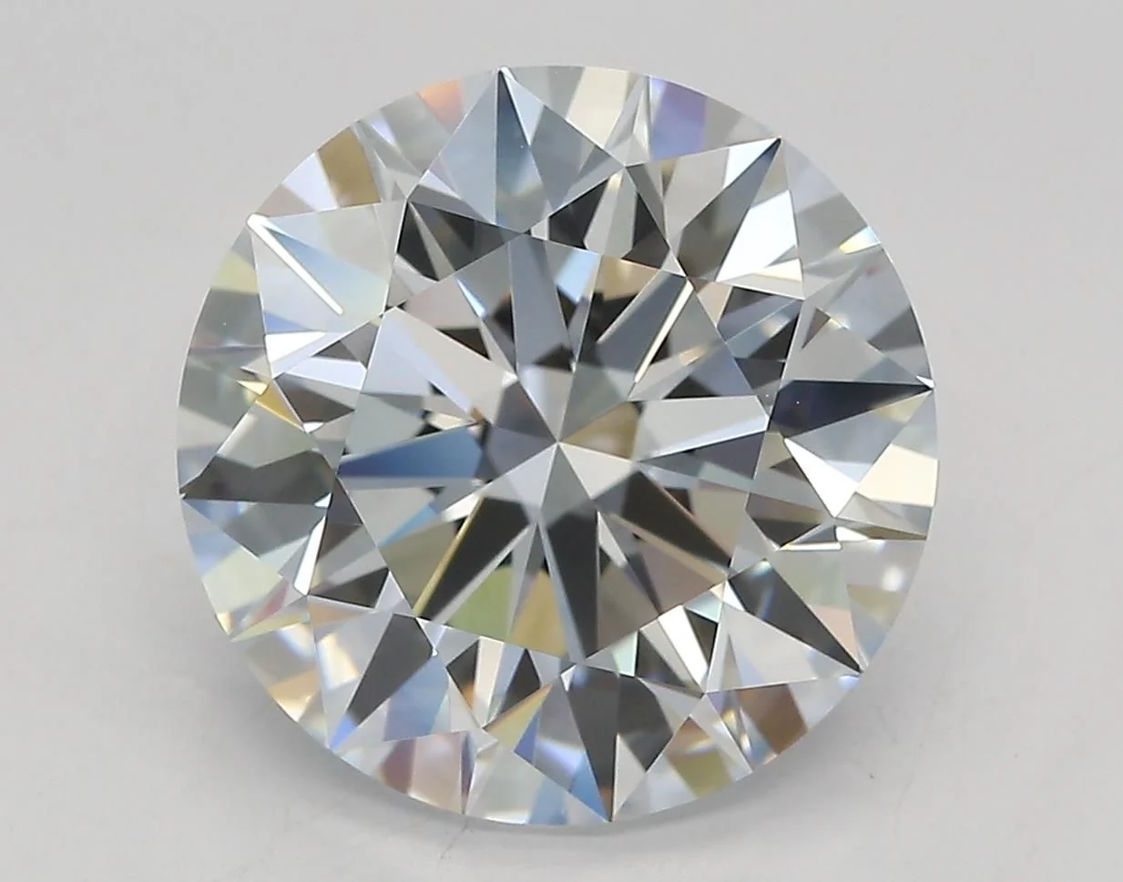 5.06 Carat Lab Grown Round Diamond