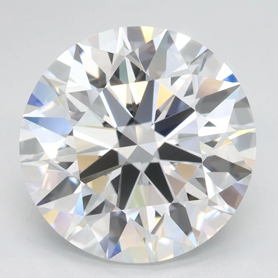3.38 Carat Lab Grown Round Diamond