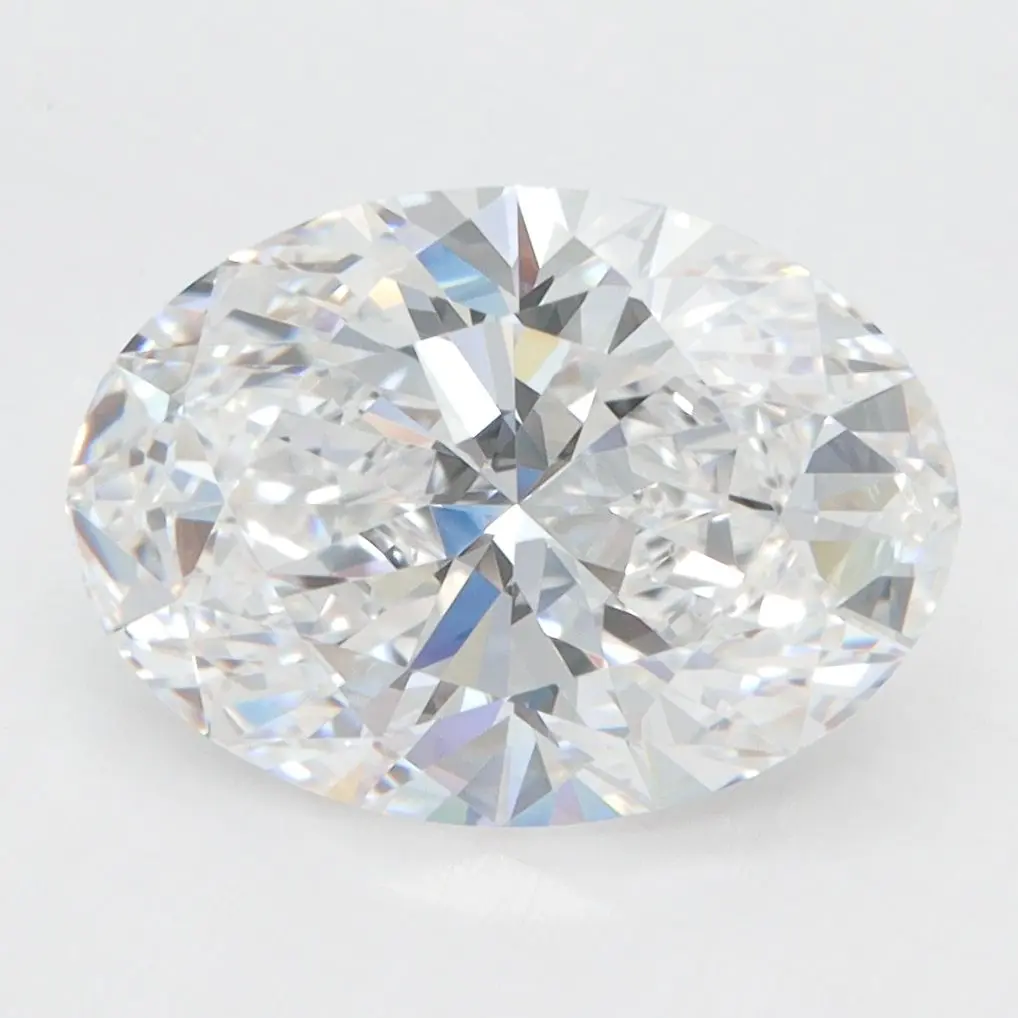 3.78 Carat Lab Grown Oval Diamond