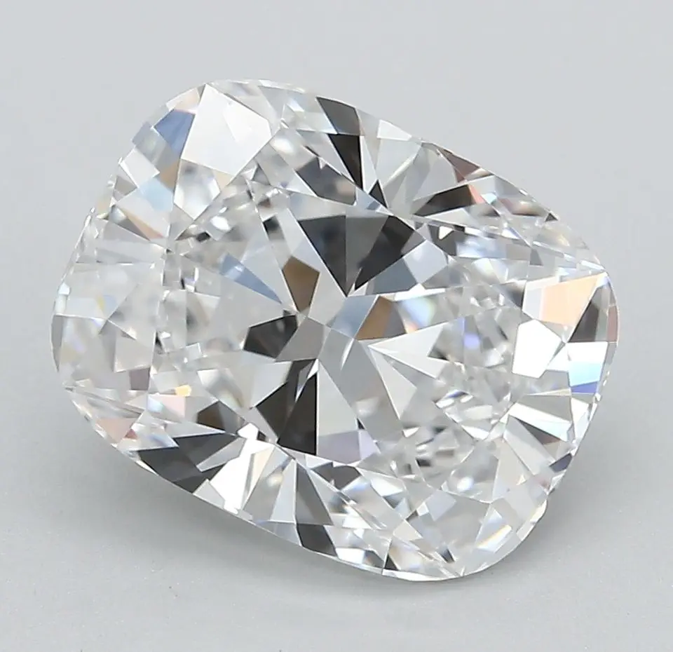 4.02 Carat Lab Grown Elongated cushion Diamond