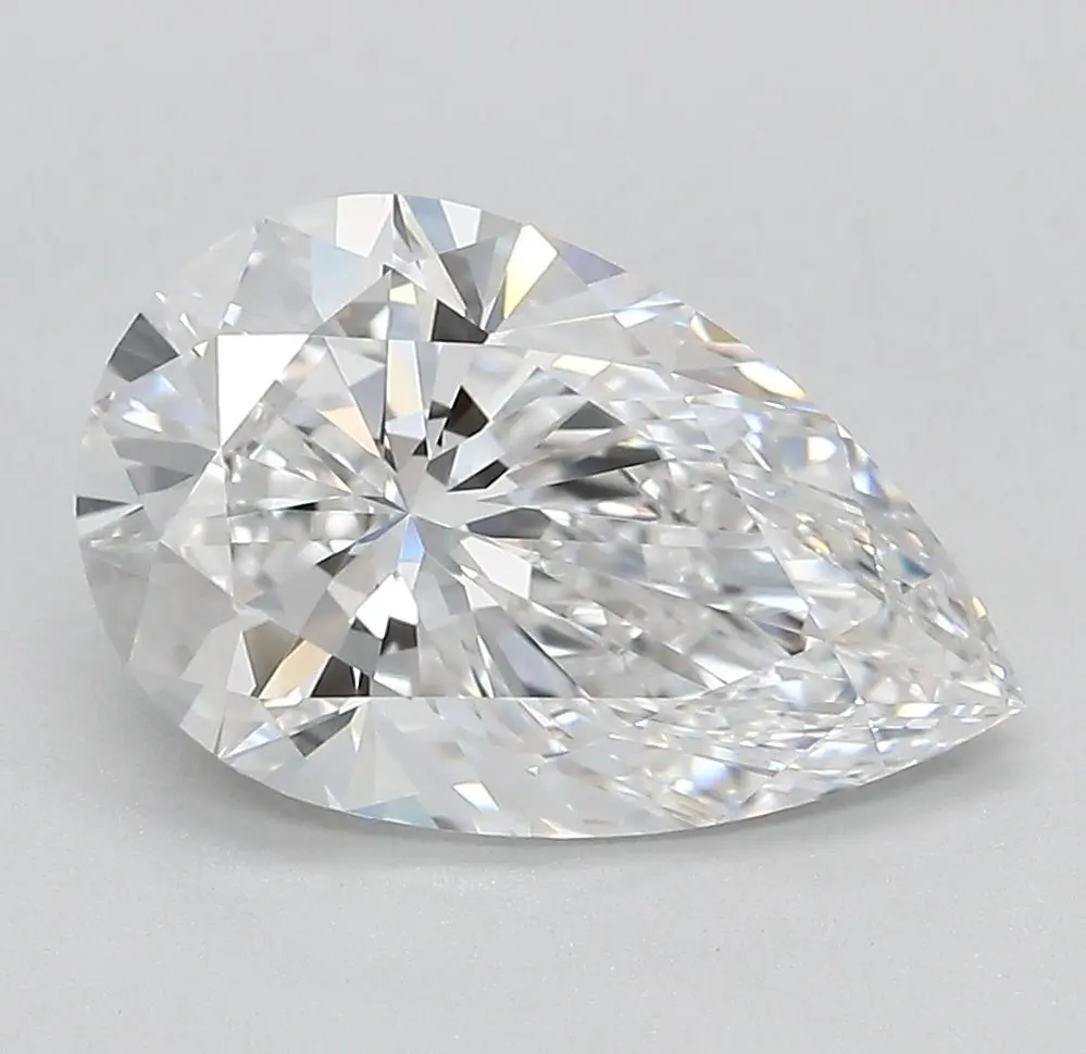 3.1 Carat Lab Grown Pear Diamond