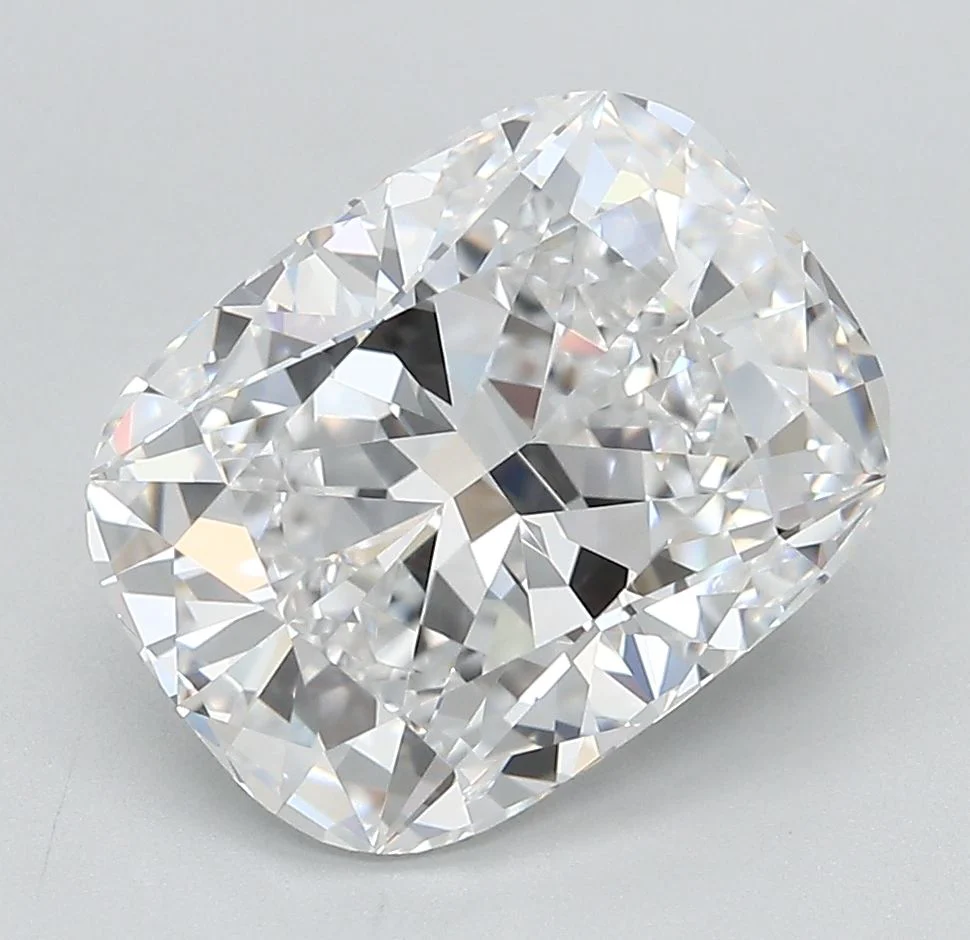 4.07 Carat Lab Grown Elongated cushion Diamond