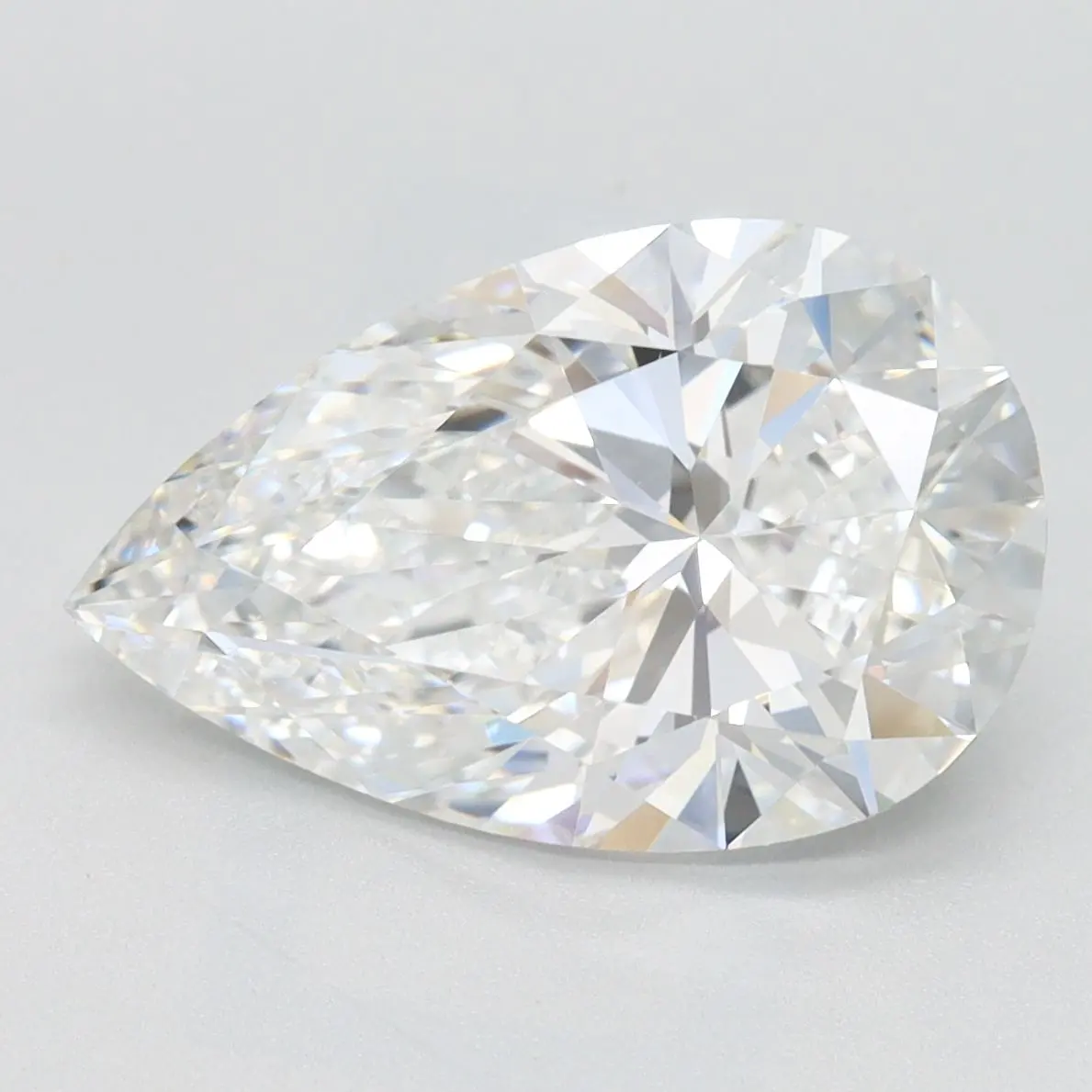 3.18 Carat Lab Grown Pear Diamond
