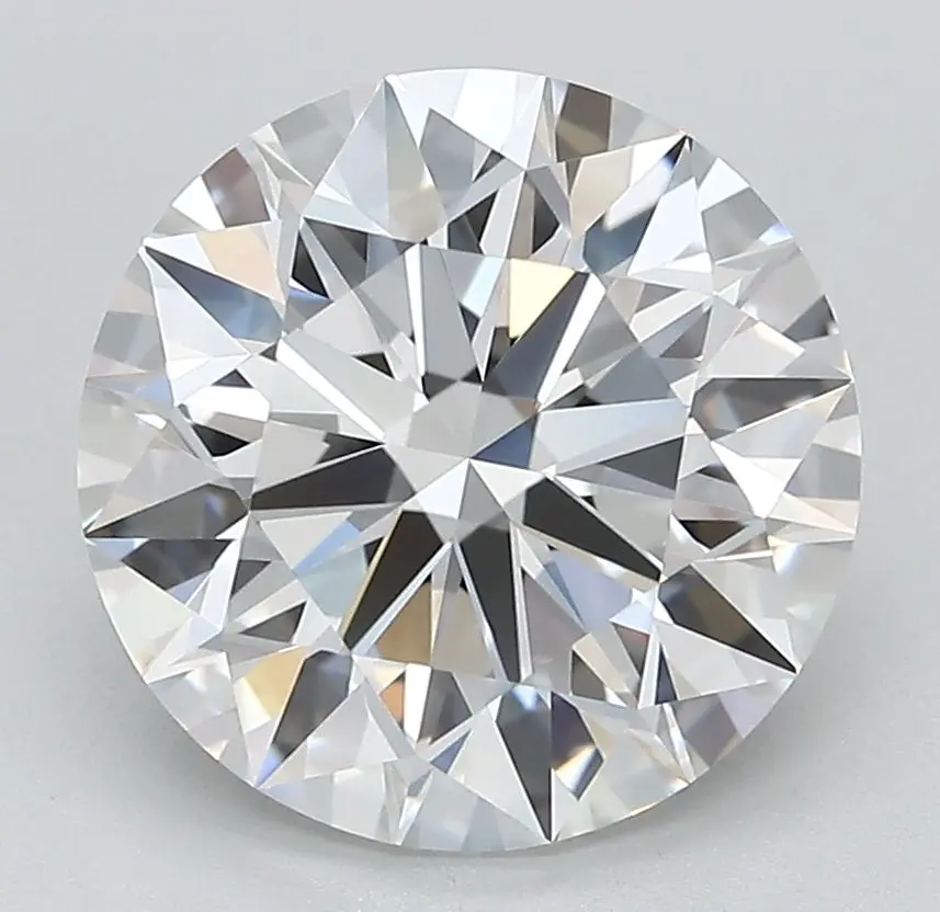4.04 Carat Lab Grown Round Diamond