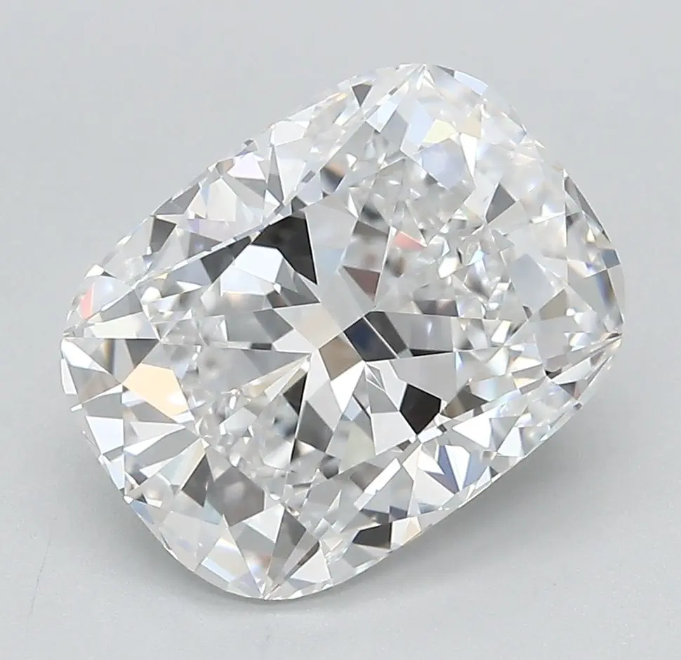 4.08 Carat Lab Grown Elongated cushion Diamond