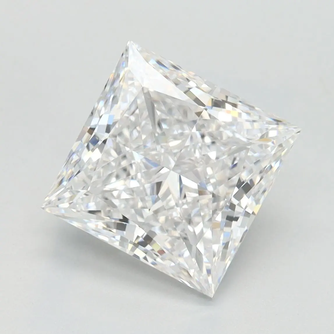3.02 Carat Lab Grown Princess Diamond