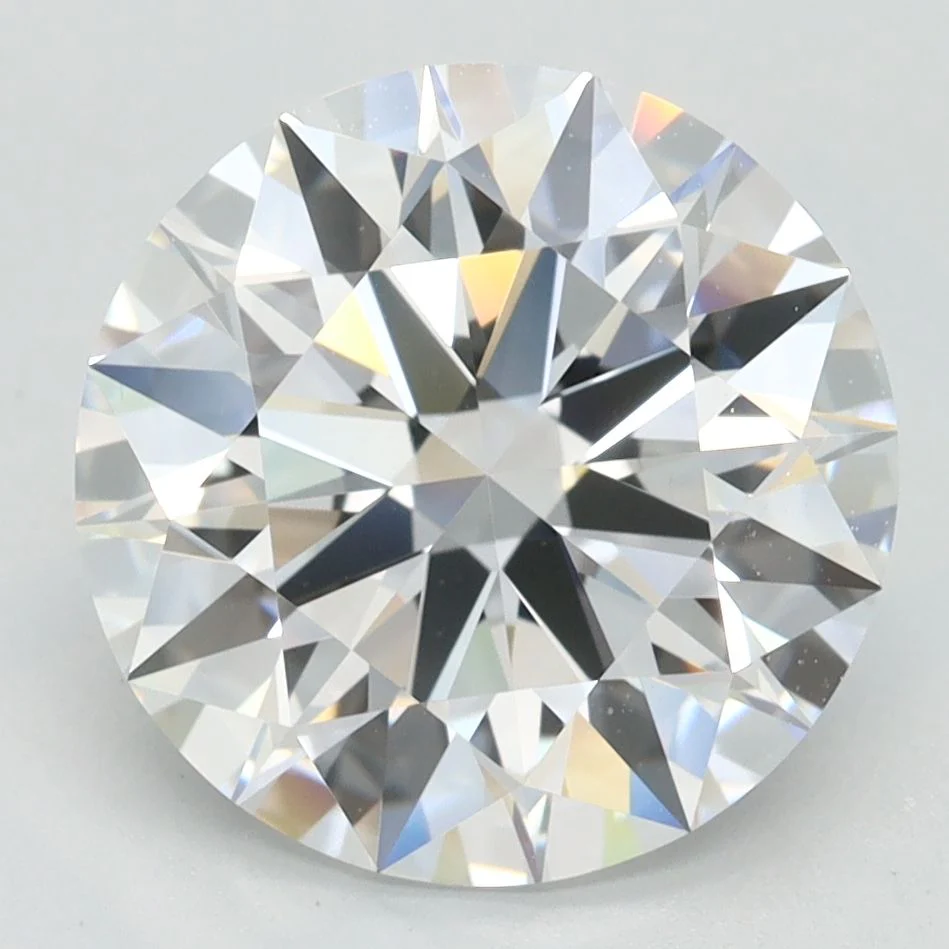 3.51 Carat Lab Grown Round Diamond