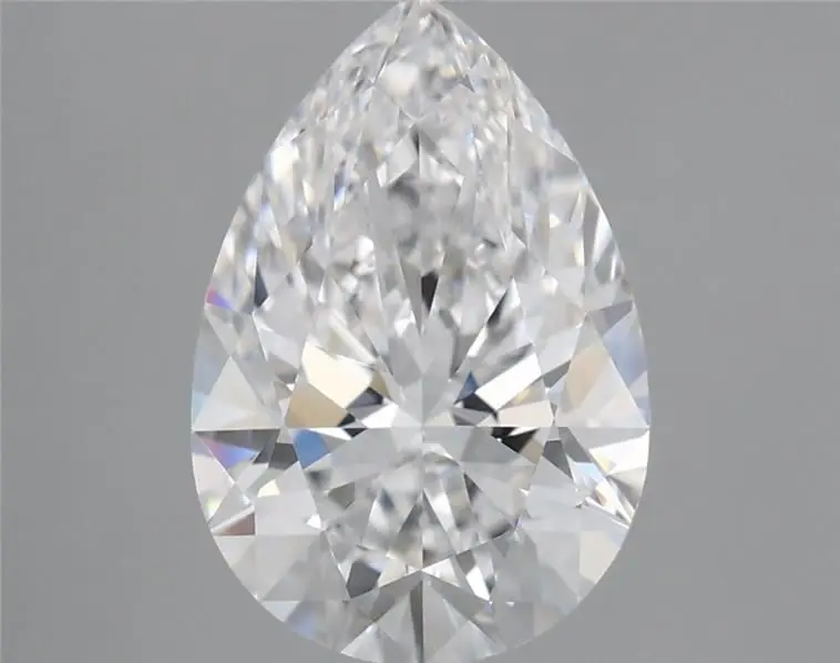 2.4 Carat Lab Grown Pear Diamond