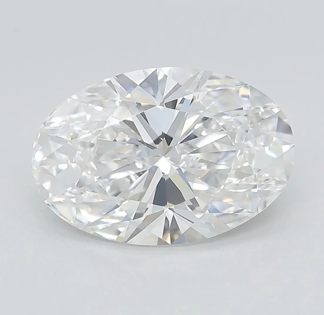 4.03 Carat Lab Grown Oval Diamond