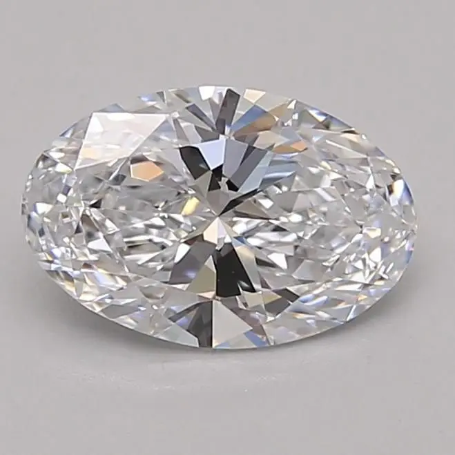 0.8 Carat Lab Grown Oval Diamond