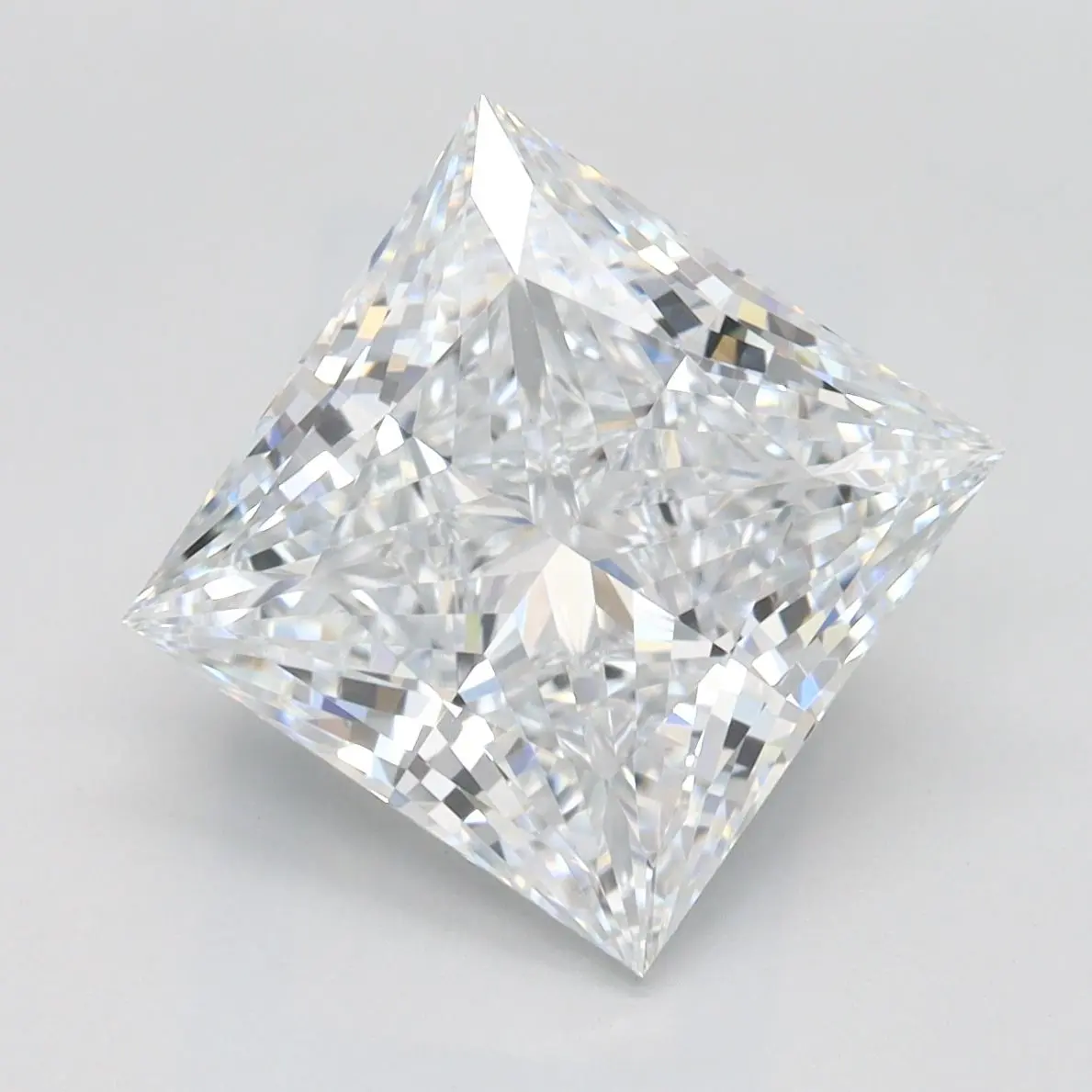 3.36 Carat Lab Grown Princess Diamond