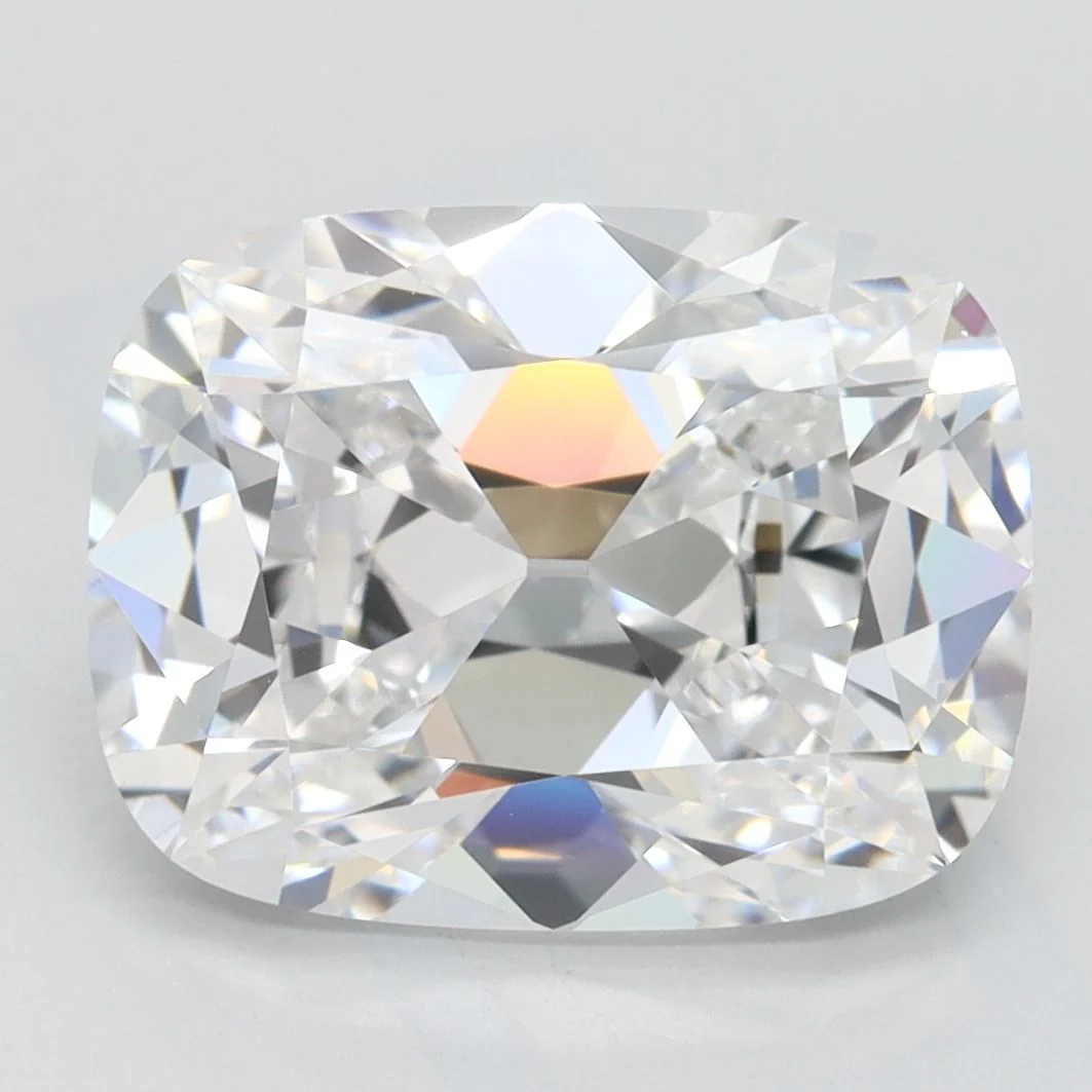 3.7 Carat Lab Grown Elongated cushion Diamond