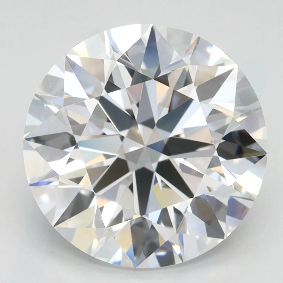3.51 Carat Lab Grown Round Diamond