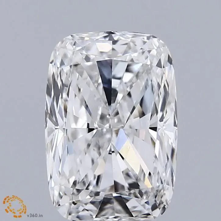 3.01 Carat Lab Grown Elongated cushion Diamond