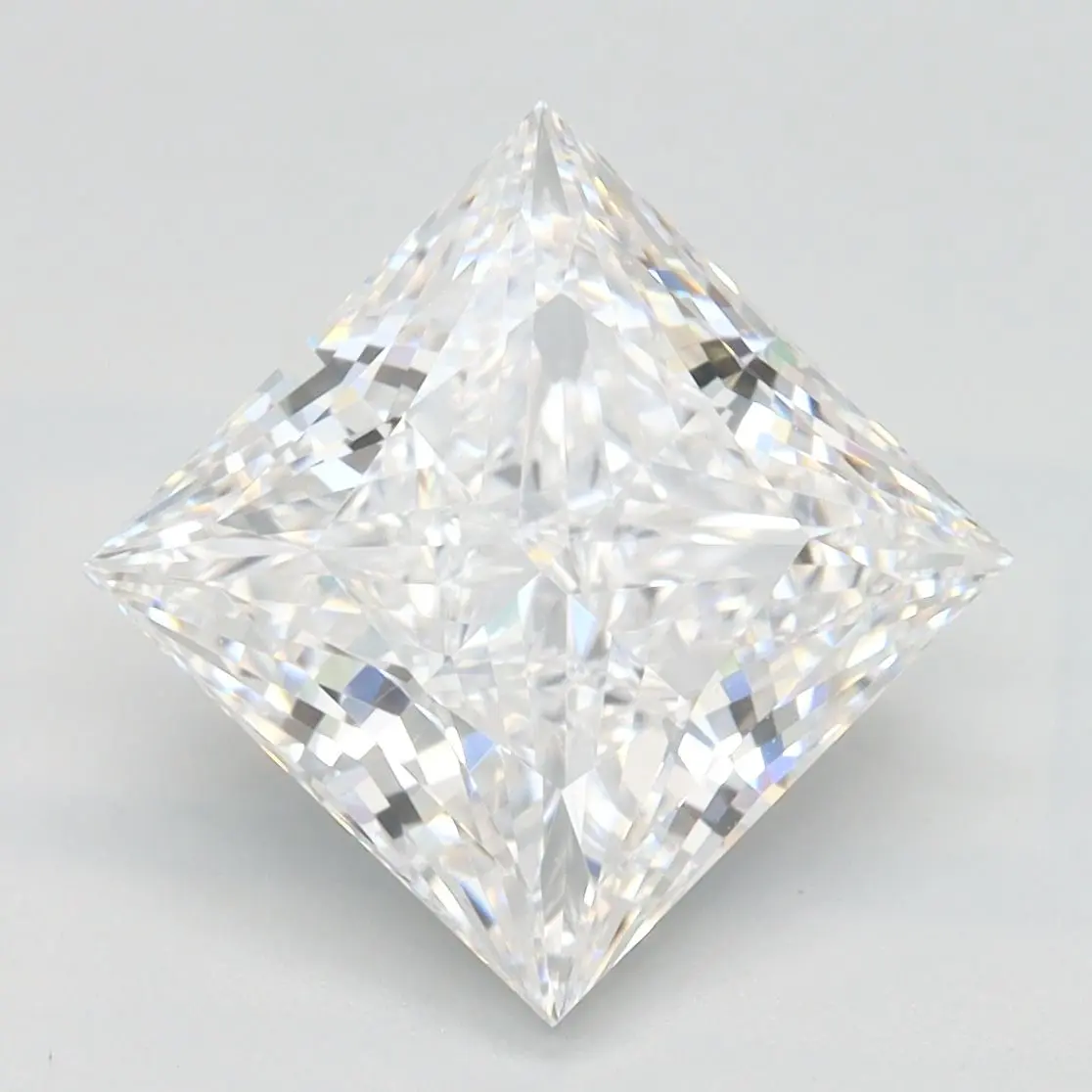 3.21 Carat Lab Grown Princess Diamond