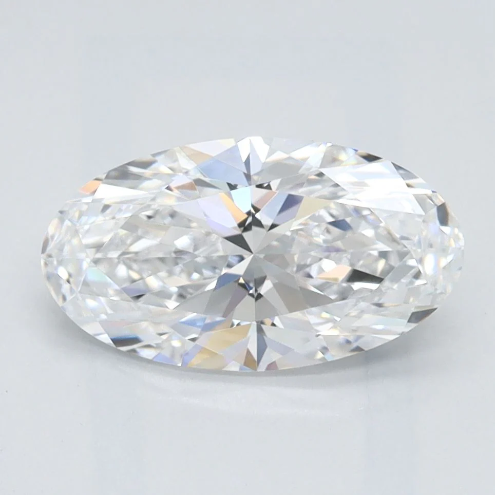 1.28 Carat Lab Grown Oval Diamond