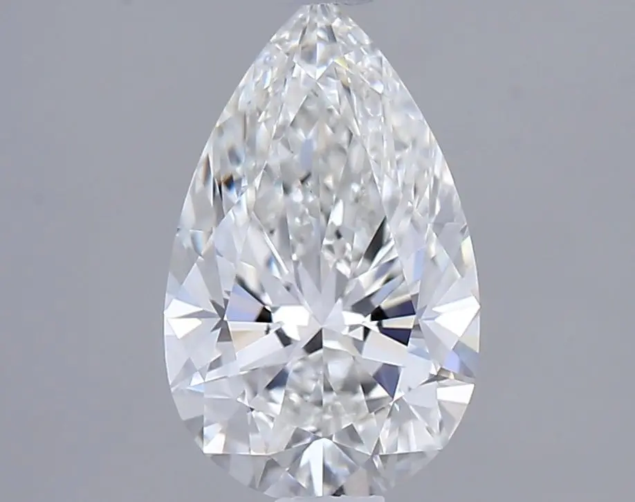1.29 Carat Lab Grown Pear Diamond