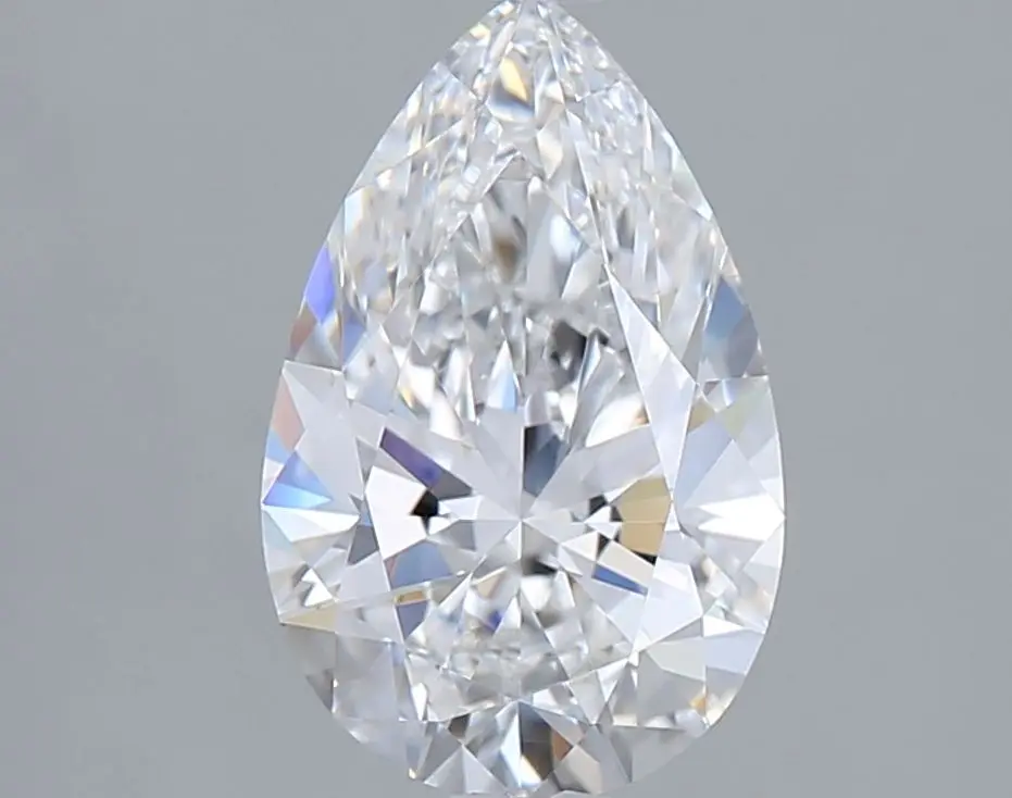 1.53 Carat Lab Grown Pear Diamond