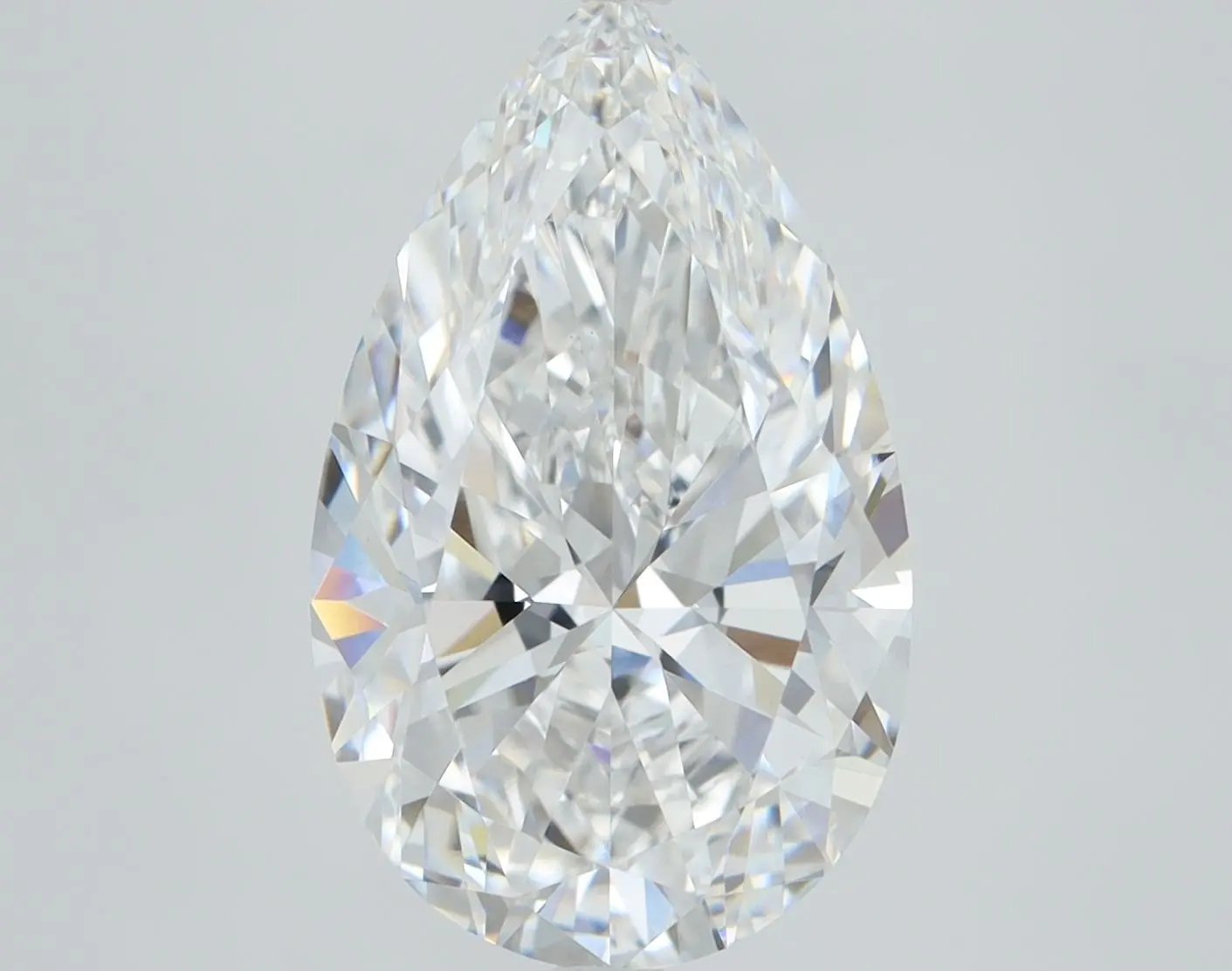 3.51 Carat Lab Grown Pear Diamond