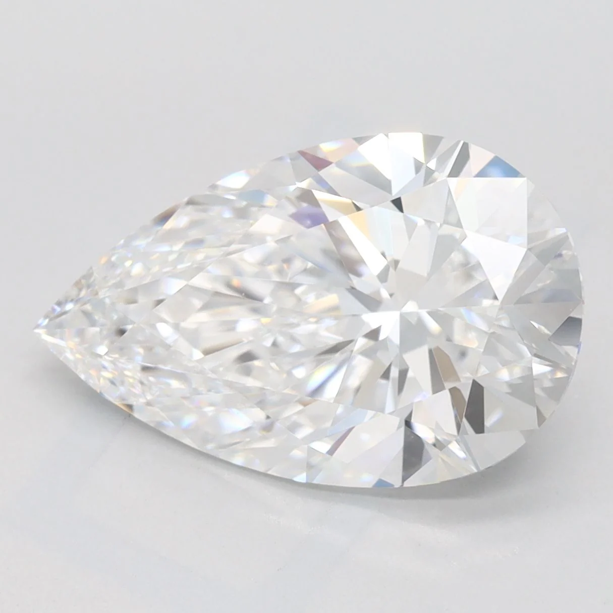 3.38 Carat Lab Grown Pear Diamond