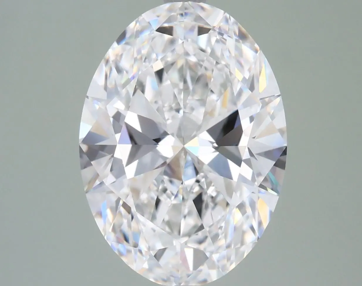 4.04 Carat Lab Grown Oval Diamond
