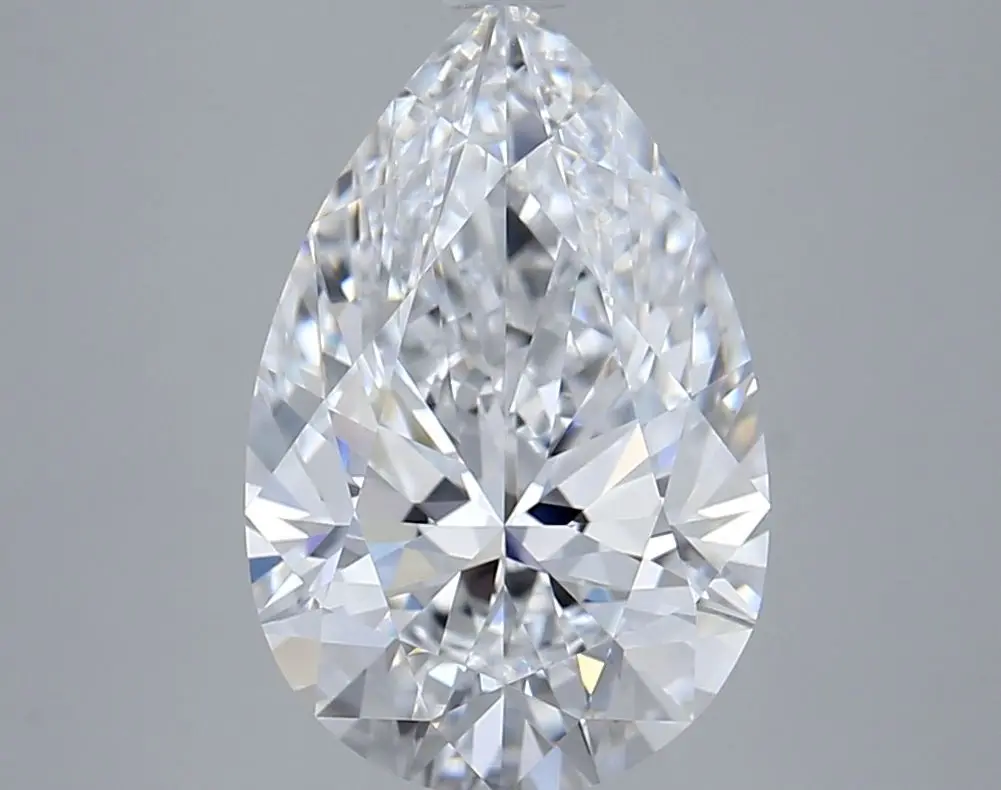 3.56 Carat Lab Grown Pear Diamond