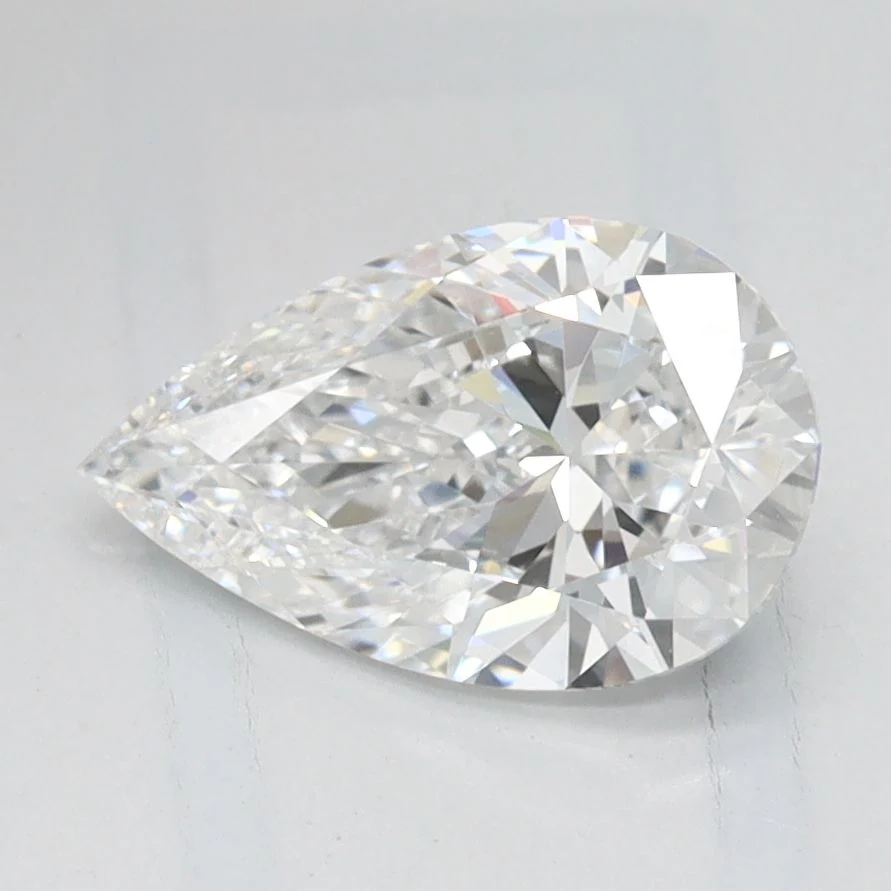 1 Carat Lab Grown Pear Diamond
