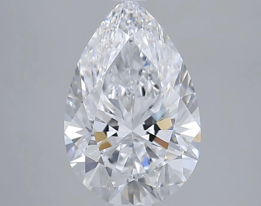 2.56 Carat Lab Grown Pear Diamond