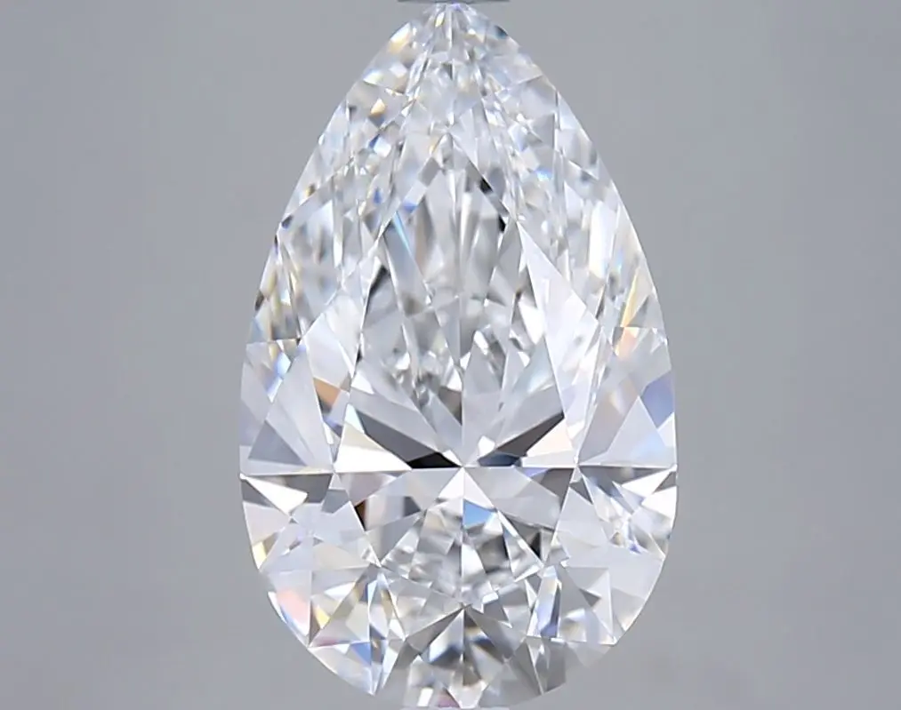 3.5 Carat Lab Grown Pear Diamond