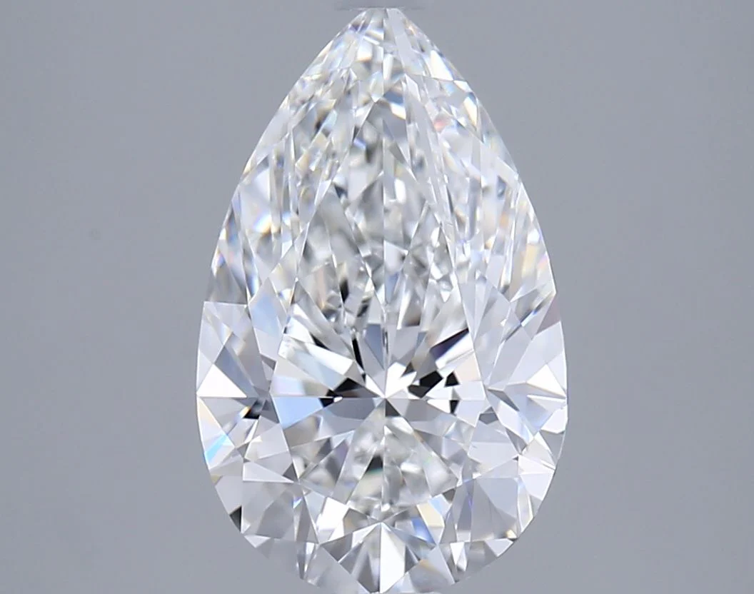 2.08 Carat Lab Grown Pear Diamond