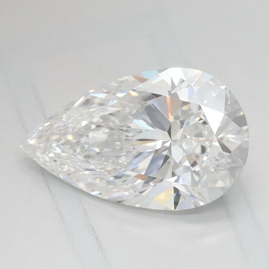 1.12 Carat Lab Grown Pear Diamond