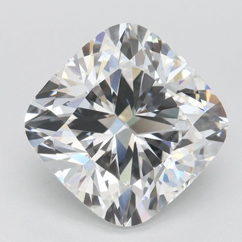 3.11 Carat Lab Grown Cushion Diamond