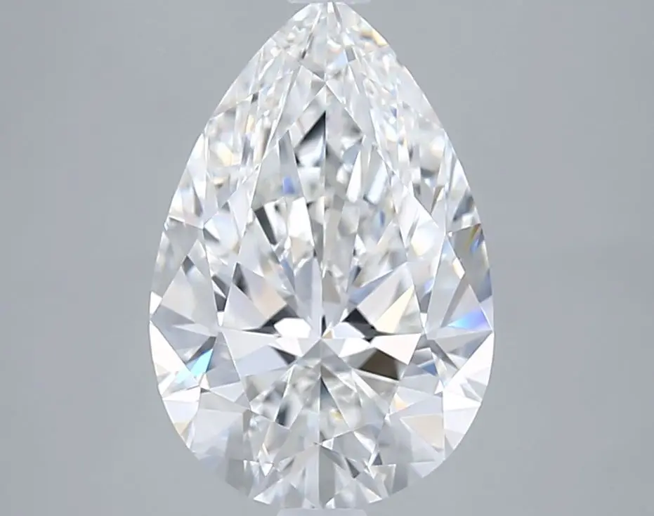 3.03 Carat Lab Grown Pear Diamond