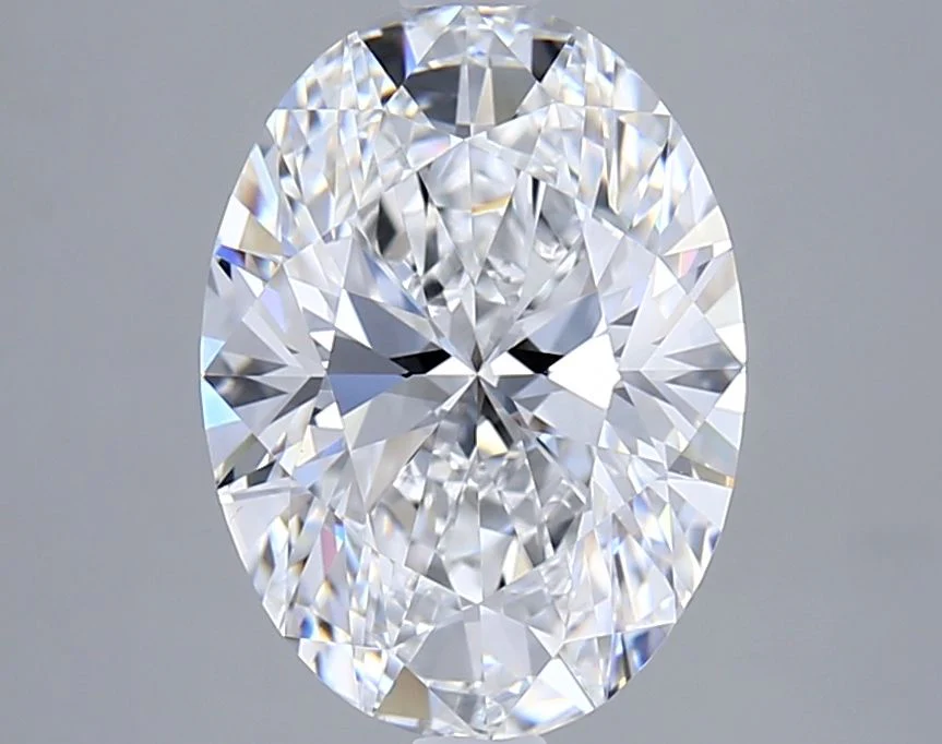 3.02 Carat Lab Grown Oval Diamond