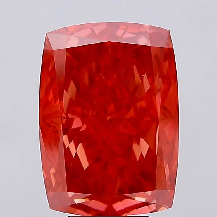 7.21 Carat Lab Grown Elongated cushion Diamond