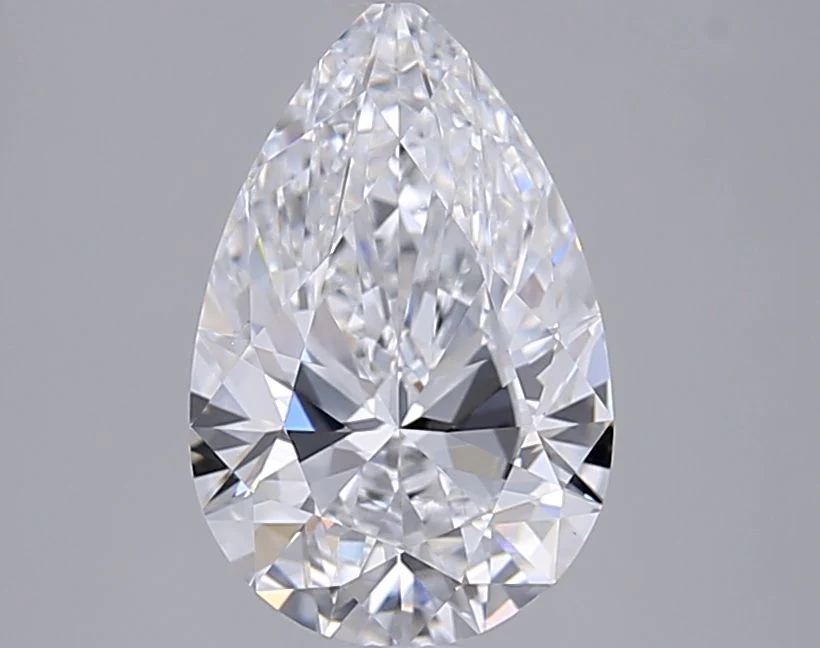 2 Carat Lab Grown Pear Diamond