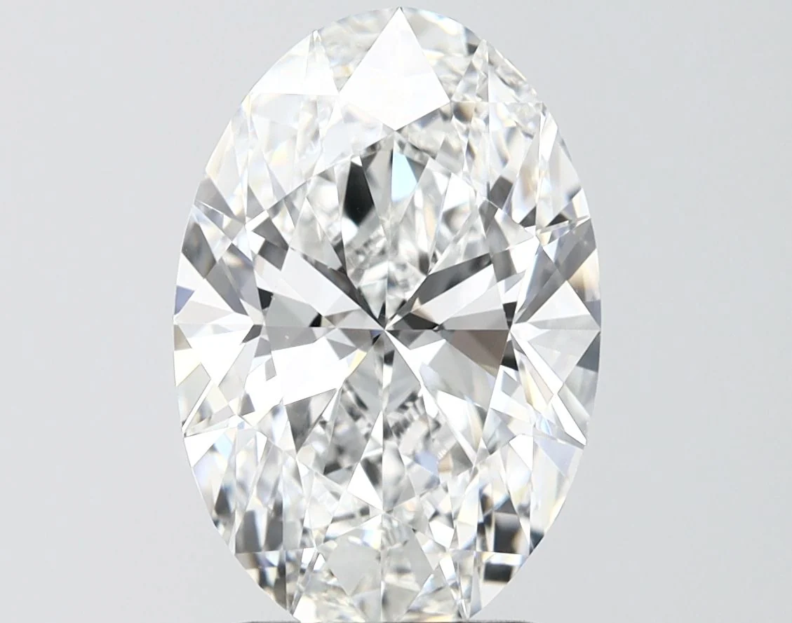 4.05 Carat Lab Grown Oval Diamond