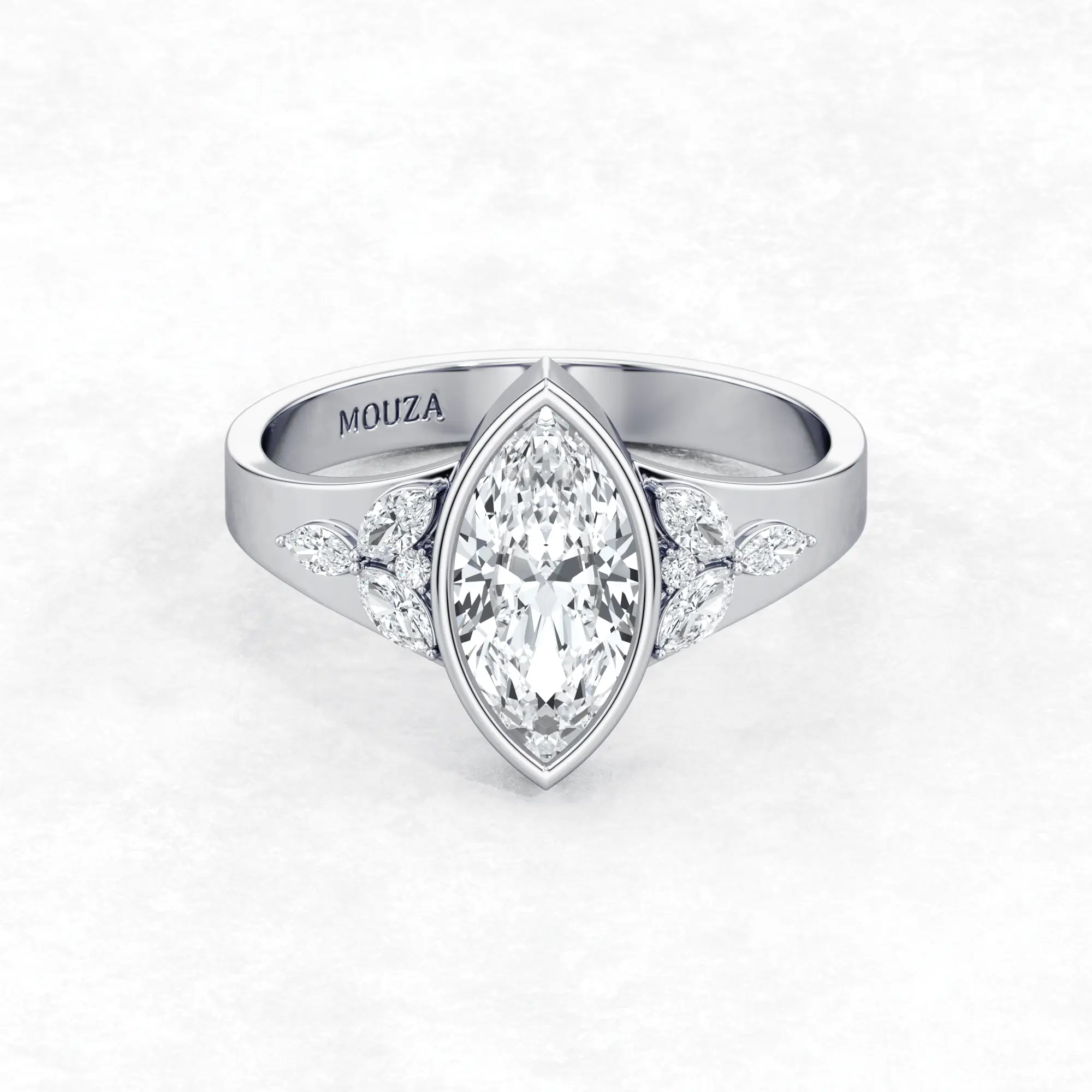18K Yellow Gold Engagement Rings