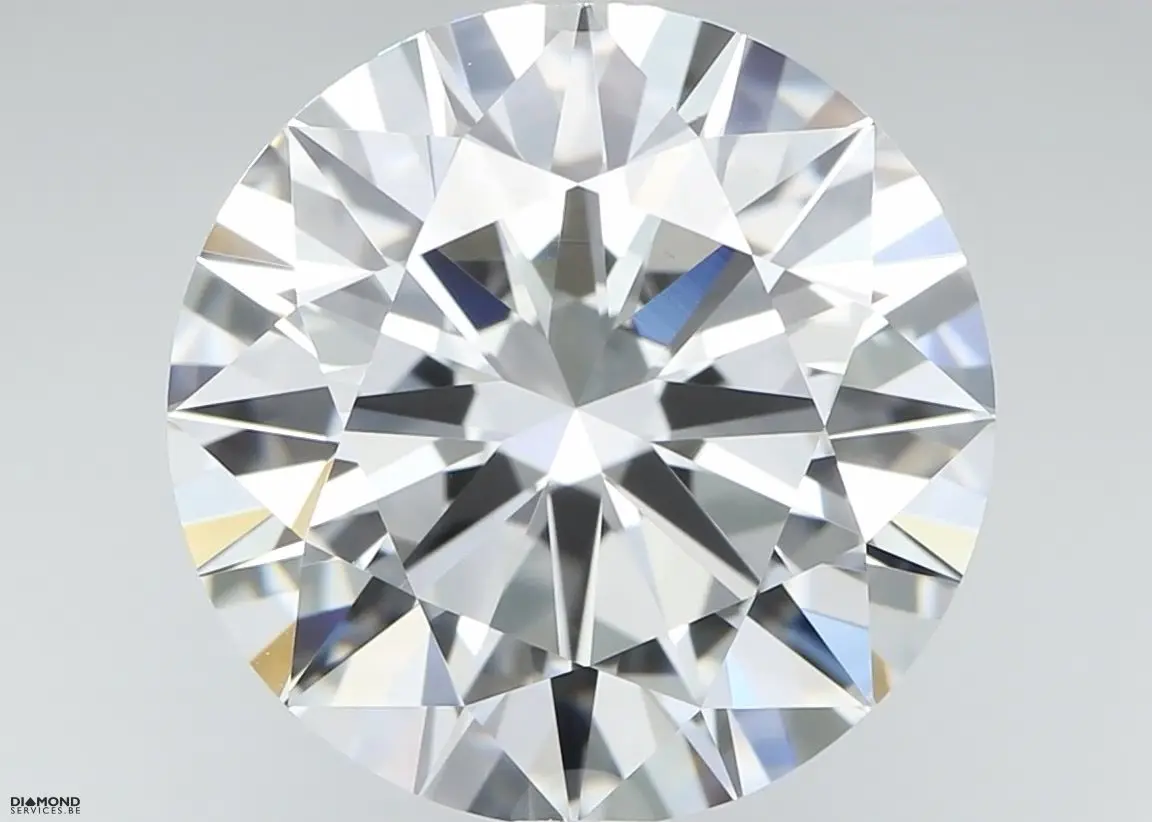 3.81 Carat Natural Round Diamond