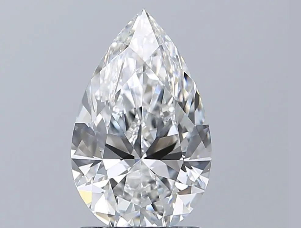 1.7 Carat Natural Pear Diamond