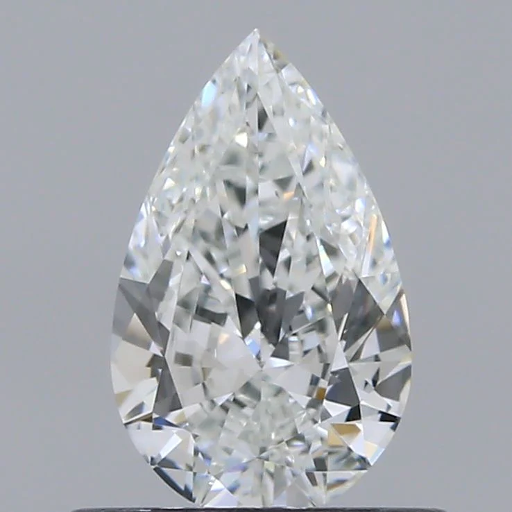 0.5 Carat Natural Pear Diamond
